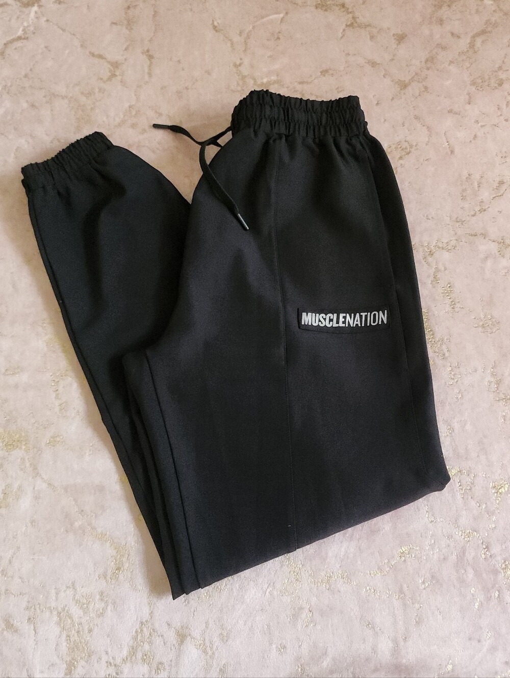 MUSCLENATION | Women's Black Athletic Joggers
